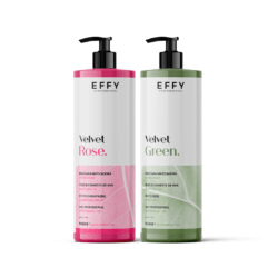 KIT Máscaras Matizadoras – Velvet Green + Velvet Rose 500ml